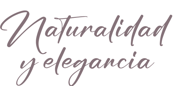 Naturalidad y elegancia