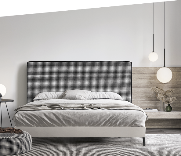 Interior Bedroom Wall Mockup - 3d Rendering, 3d Illustration