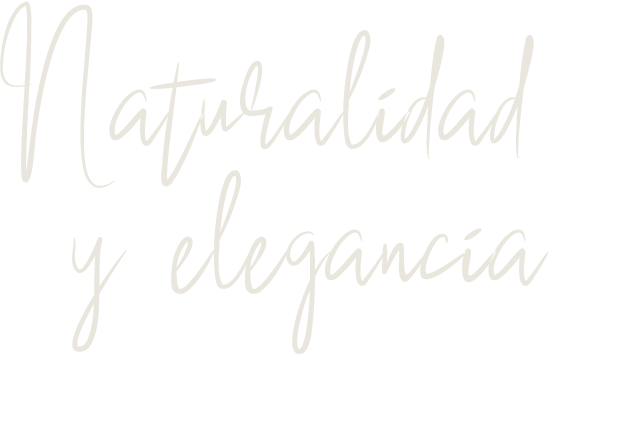 Naturalidad y elegancia