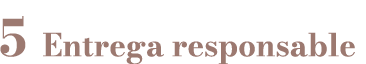 5 Entrega responsable