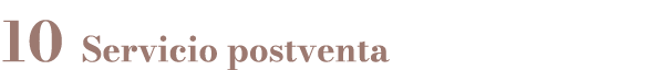 10 Servicio postventa