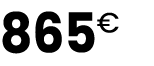 865€